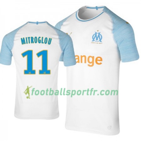 Tenue Olympique de Marseille Mitroglou 11 Domicile 2018-2019 Maillot de Foot